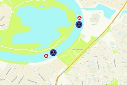 Карта перекрытия Туры