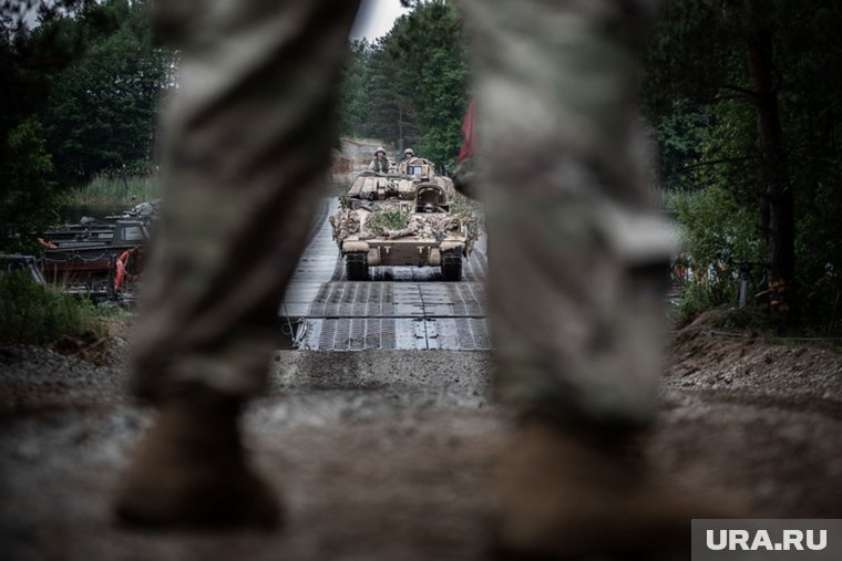 В Курской области уничтожены машины Bradley