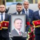 Мрачная процессия под затянутым небом: как проходили похороны Старовойта в Санкт-Петербурге. Фоторепортаж