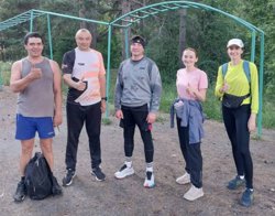 Глава Челябинска Алексей Лошкин совершил кросс вместе с сотрудниками МБУ «Спортивный город» 