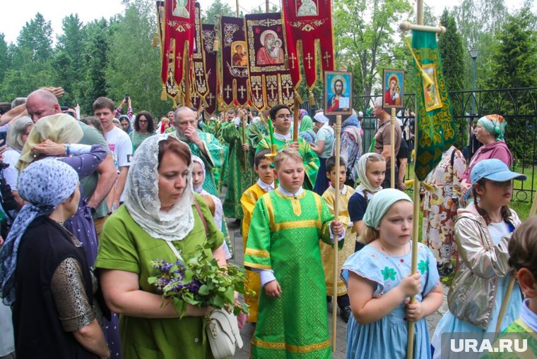 Крестный ход прошел в День Святой Троицы