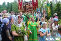 Крестный ход прошел в День Святой Троицы 