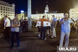 Против протестующих применены водометы и слезоточивый газ (архивное фото)