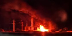 В результате атаки вражеских БПЛА часть Херсонской области осталась без электроснабжения 