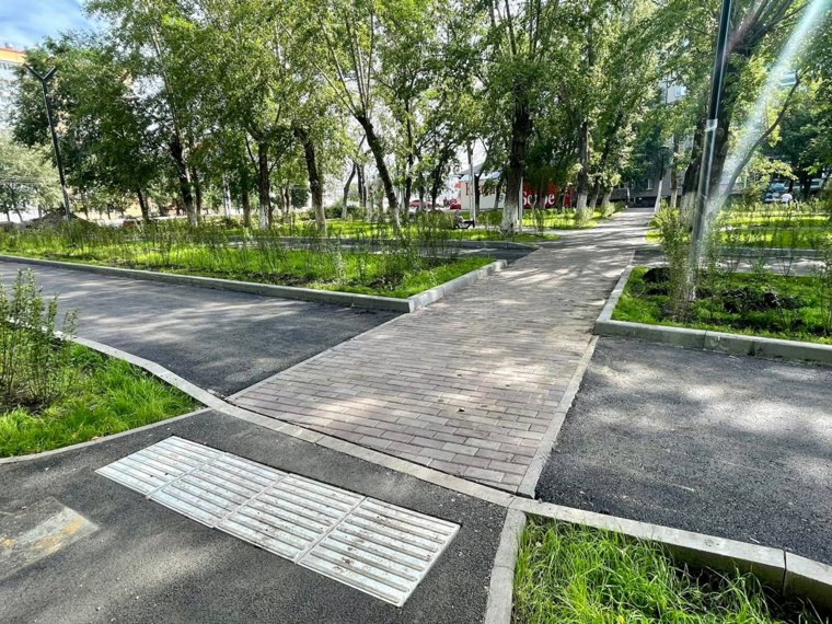 Благоустройство охватило территорию площадью 8,5 тысяч квадратных метров
