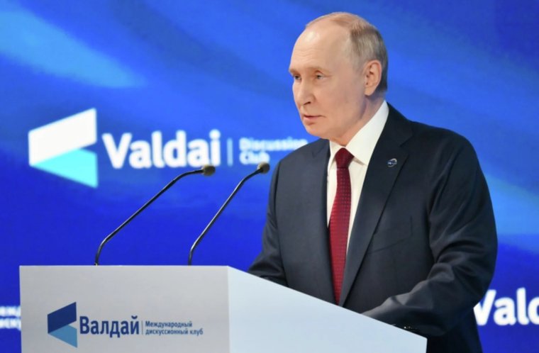 Россия воюет со всем блоком НАТО, заявил Путин