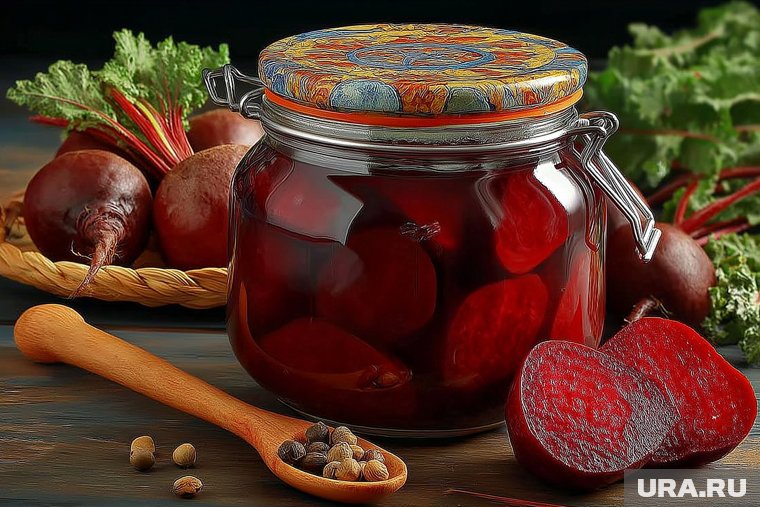 Маринованная свекла может храниться несколько недель в холодильнике, а ее вкус с каждым днем становится насыщеннее