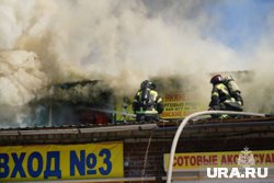 Площадь возгорания составила около 3000 кв м