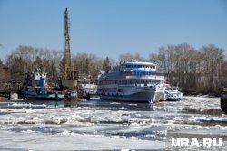 Судоходная обстановка осложняется образовавшимся на Соби льдом (архивное фото) 