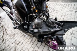 Мотоциклист попал в аварию