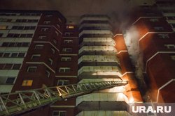 В Нижневартовске во время пожара на улице Ленина погиб человек