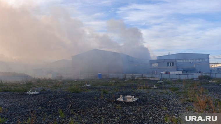 Площадь пожара 600 квадратных метров