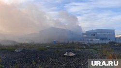 Площадь пожара 600 квадратных метров