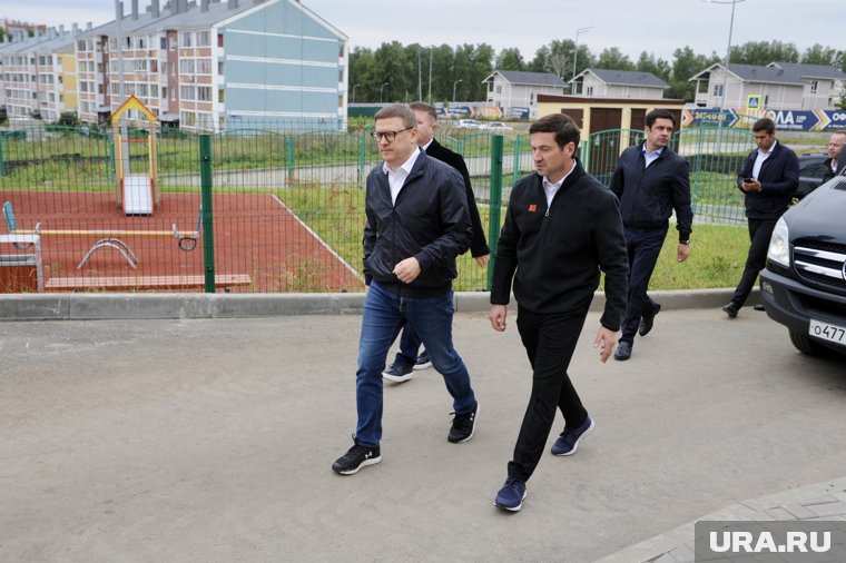 Алексей Текслер и Алексей Лошкин проверили устройство детсада в поселке Западный