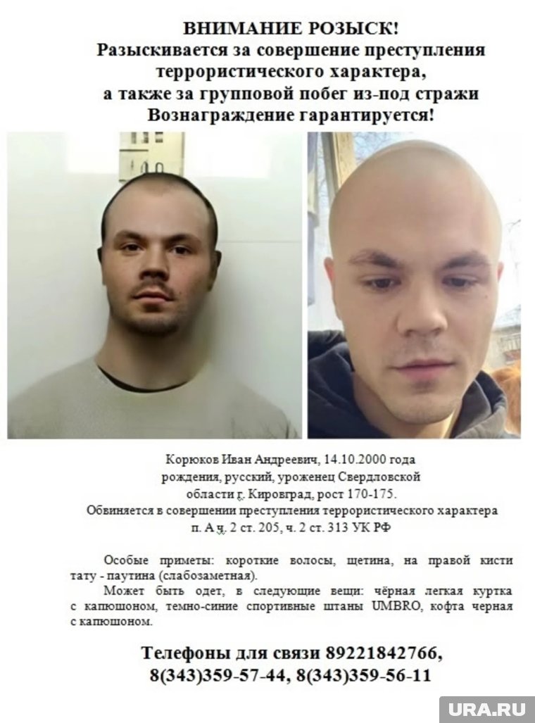 Беглец, которого ищут (внесен в список террористов и экстремистов Росфинмониторинга)