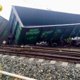 Грузовой поезд сошел с рельсов в Курганской области. Онлайн-трансляция