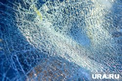 В результате ДТП перевернулся автобус 