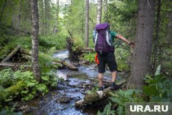 Уровень воды в реке поднялся из-за обильных дождей (архивное фото)