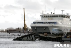 Большая часть затонувших судов находится в акватории реки Полуй и на Оби (архивное фото) 