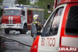 Площадь пожара составила 100 квадратных метров (архивное фото)
