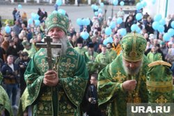 Богослужение возглавил митрополит Евгений