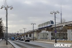 Монорельс работает в Москве
