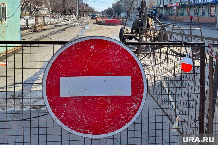 В Кургане из-за аварии закрыли участок улицы Свердлова (архивное фото)