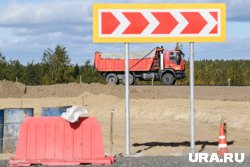 На участке организуют реверсивное движение