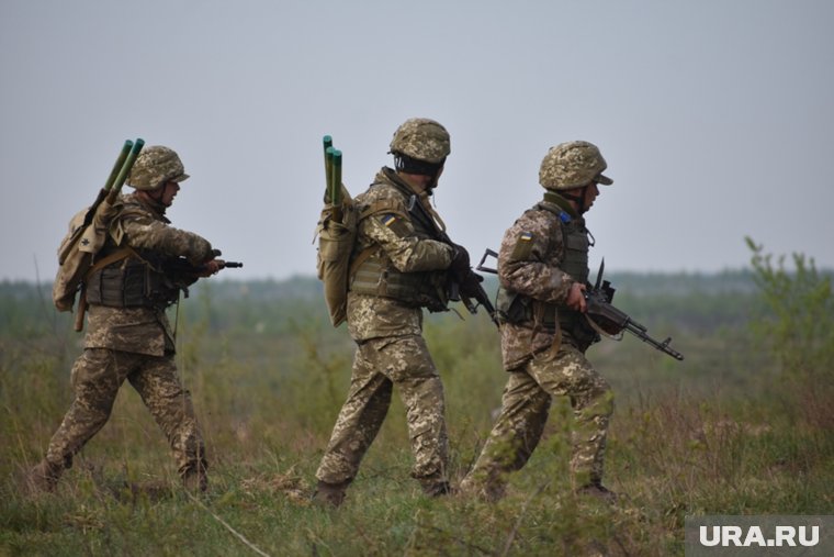 Солдаты ВСУ спасались бегством