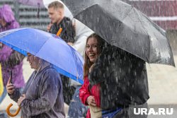 Ливень не спугнул горожан