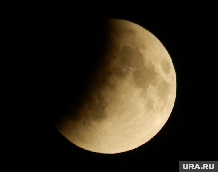 Полное лунное затмение смогли увидеть жители Кургана