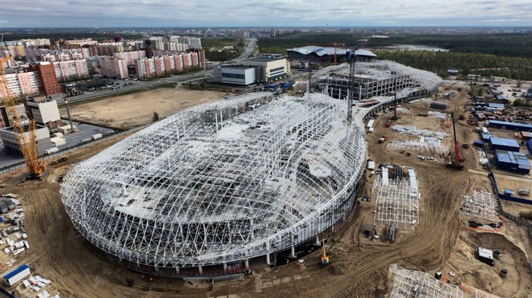 Крыша галереи будет напоминать снежные дюны 