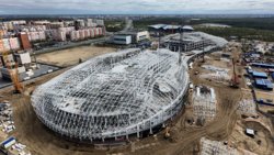 Крыша галереи будет напоминать снежные дюны 