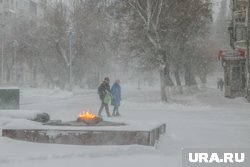 Огонь горит даже в сильную метель