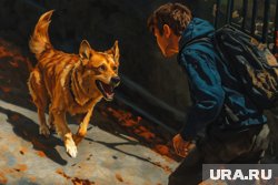Собаки бегают по территории