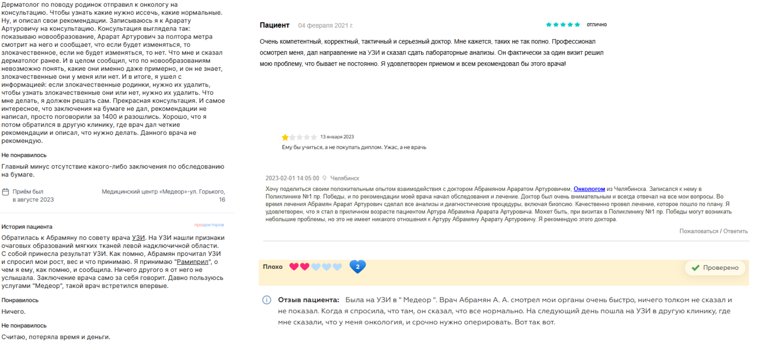 Мнения пациентов разделились