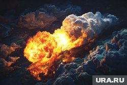 В Московской области горит частный дом