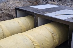 Всего теплоэнергетики обновят 2,35 километра тепловых сетей 