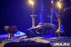 При обыске в доме челябинца нашли череп животного и пентаграммы