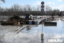 В Курганской области под воду рискует уйти еще один мост (архивное фото)