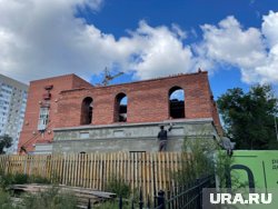 В Кургане продолжают воссоздавать гостиницу Васильевых по улице Советская