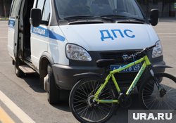 В Кургане юный велосипедист попал в больницу после ДТП