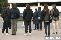 Учеников завели обратно через 15 минут (архивное фото)