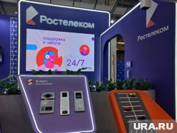 На стенде «Ростелекома» представлены умные приборы учета, домофоны, шлагбаумы, системы видеонаблюдения, а также цифровые сервисы