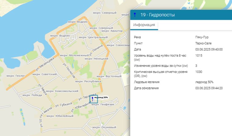 Вода поднялась за сутки на 3 см 