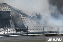 Огонь уничтожил крышу дома в Шадейке