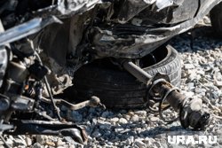 Три автомобиля столкнулись на трассе Тюмень - Омск 