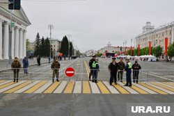 В Кургане правоохранители следят за порядком на празднике 9 Мая