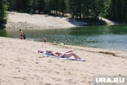 Не так давно также открыли пляж на озере Круглое