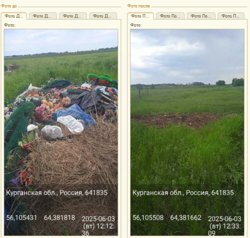 В Шадринске с двух кладбищ вывезли 38 кубометров мусора